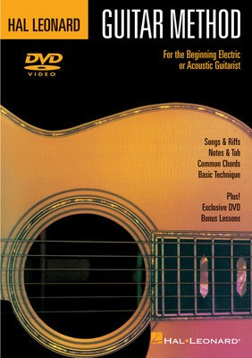Hal Leonard Guitar Method DVD - For the Beginning Electric or Acoustic Guitarist - Guitar Tom Kolb Hal Leonard DVD