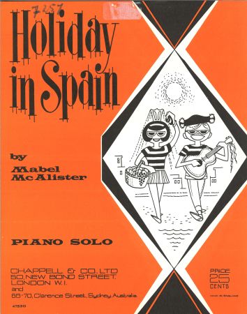 Holiday In Spain - Piano Solo (Digital Download)