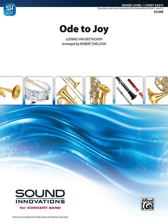 Ode to Joy - Concert Band Conductor Score & Parts (Digital Download)