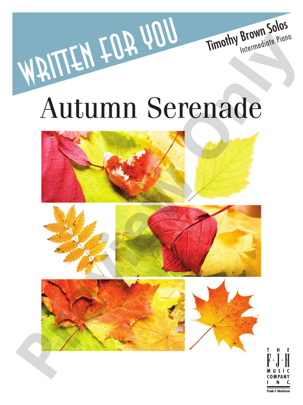 Autumn Serenade - Piano (Digital Download)