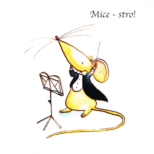 Greeting Card - Mice-Stro!
