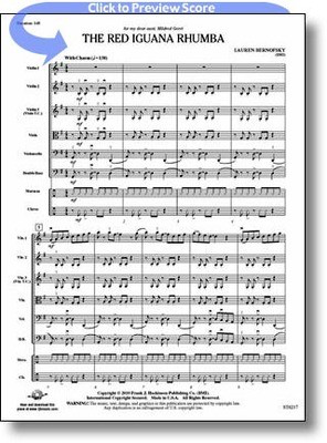 The Red Iguana Rhumba - Lauren Bernofsky - FJH Music Company Score/Parts