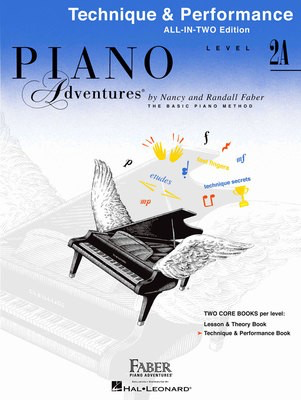 Piano Adventures All-In-Two Level 2A - Piano Technique & Performance Book by Faber/Faber Hal Leonard 119906