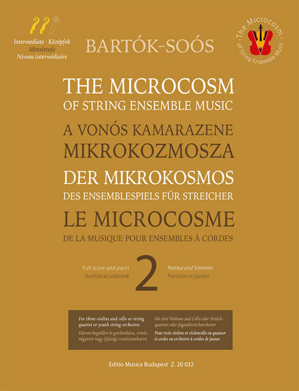 Bartok - The Microcosm of String Ensemble Music Volume 2 - String Orchestra edited by Soos/Borsos EMB Z20032
