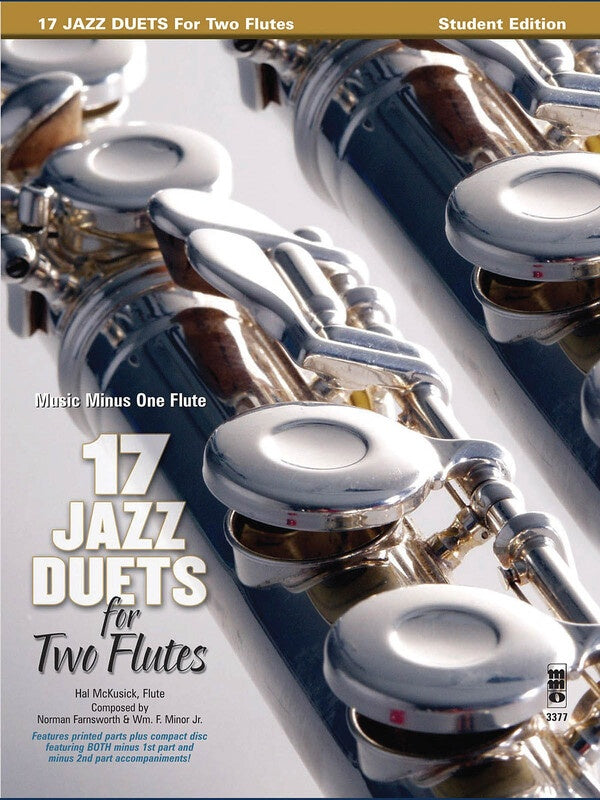 17 Jazz Duets for Two Flutes - Music Minus One 400117