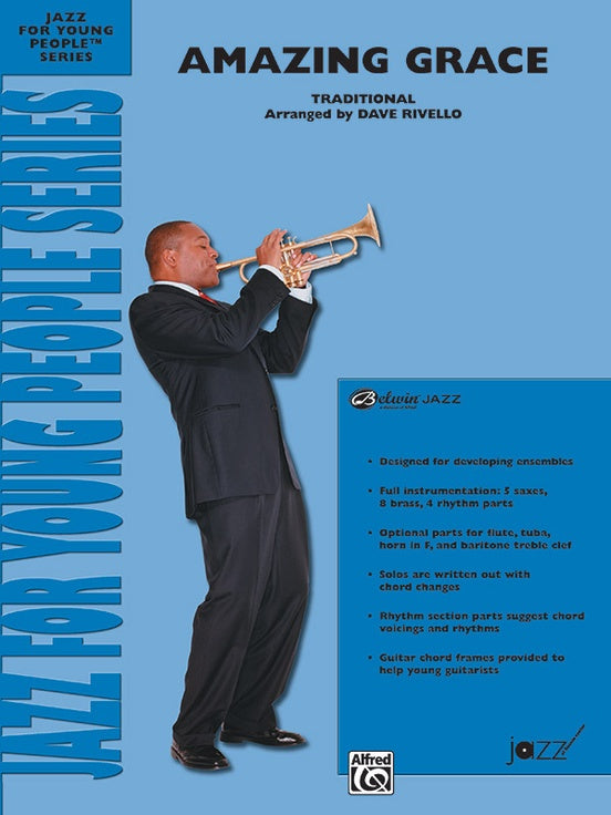 Amazing Grace - Jazz Ensemble Conductor Score & Parts(Digital Download)