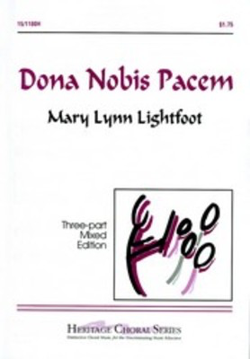 Dona Nobis Pacem 3 Part Mixed -