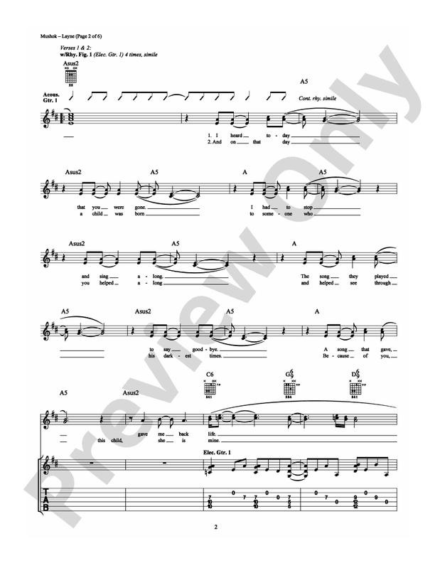 Layne - Guitar TAB (Digital Download)