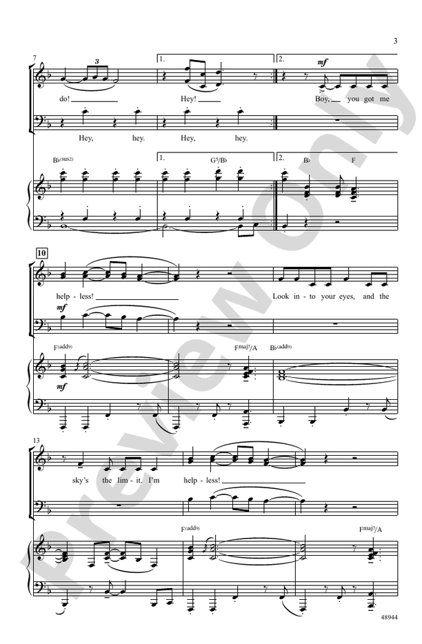 Helpless – SAB Choral Octavo (Digital Download)