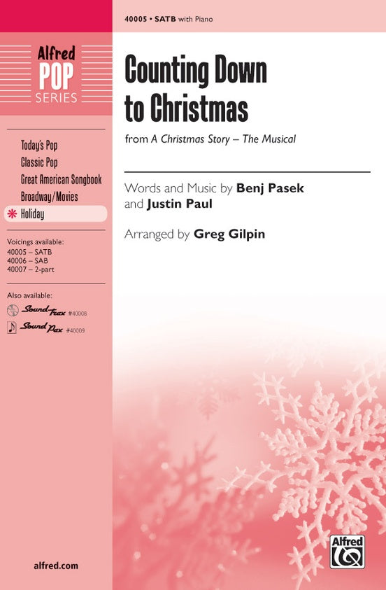 Counting Down to Christmas: A Christmas Story, The Musical - SATB Choral Octavo (Digital Download)