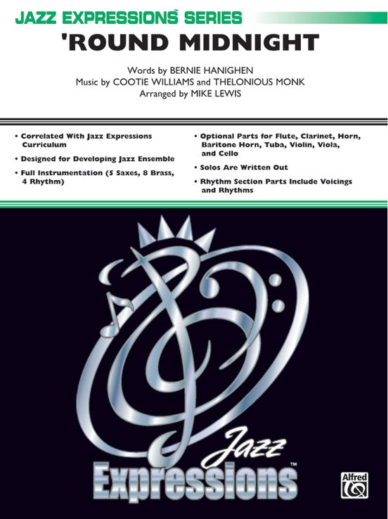 Round Midnight (Arr. Mike Lewis) - Jazz Ensemble Conductor Score & Parts (Digital Download)