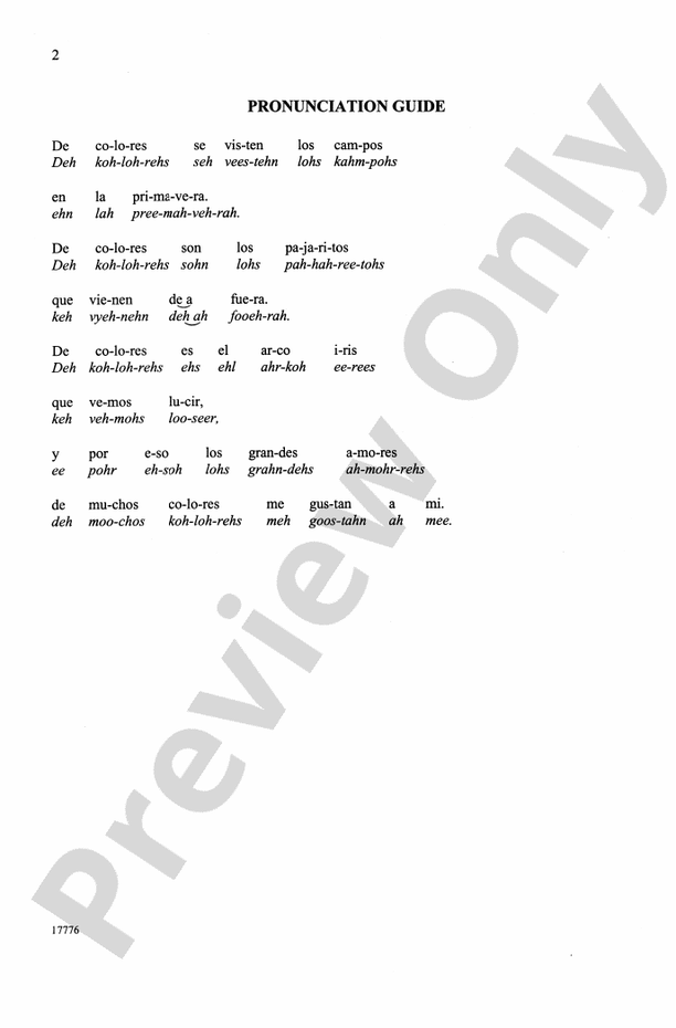 De Colores (All the Colors) – 2-Part/SSA Choral Octavo (Digital Download)