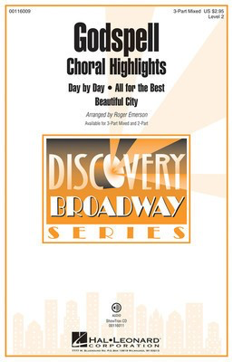 Godspell - Discovery Level 2 - Stephen Schwartz - 2-Part Roger Emerson Hal Leonard Choral Score Octavo