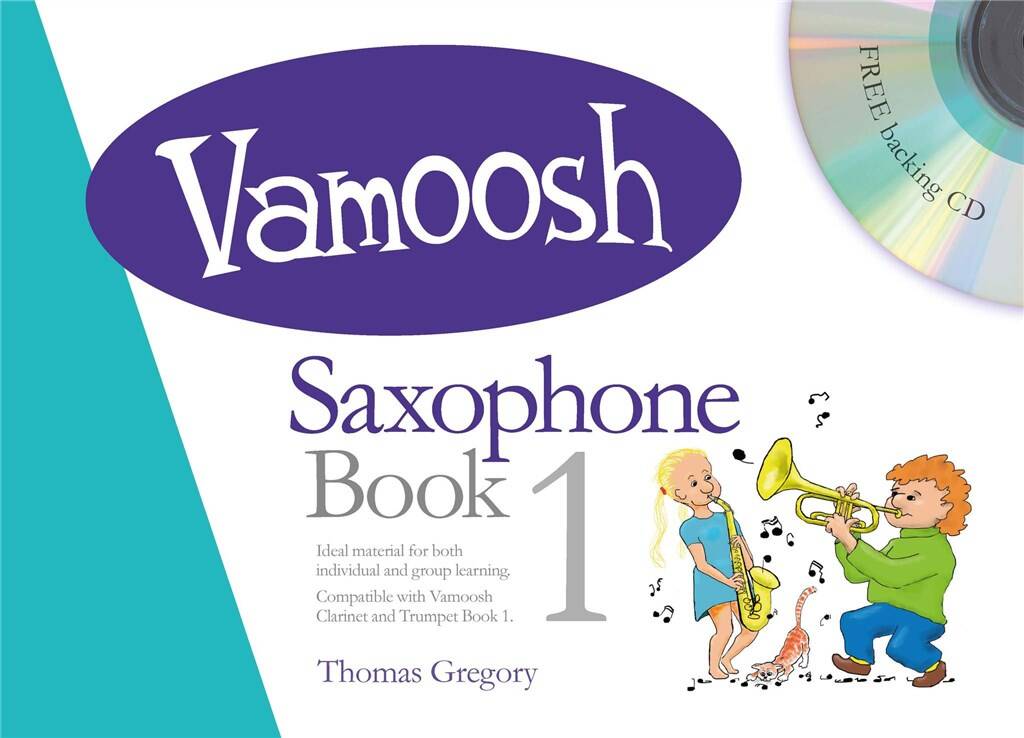 Vamoosh Saxophone Book 1 - Saxophone/CD by Gregory Vamoosh Music VAM82 VAM82