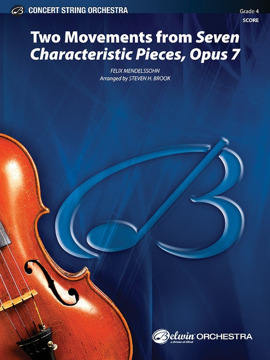 Two Movements from Seven Characteristic Pieces, Op. 7 – String Orchestra Conductor Score & Parts (Digital Download)