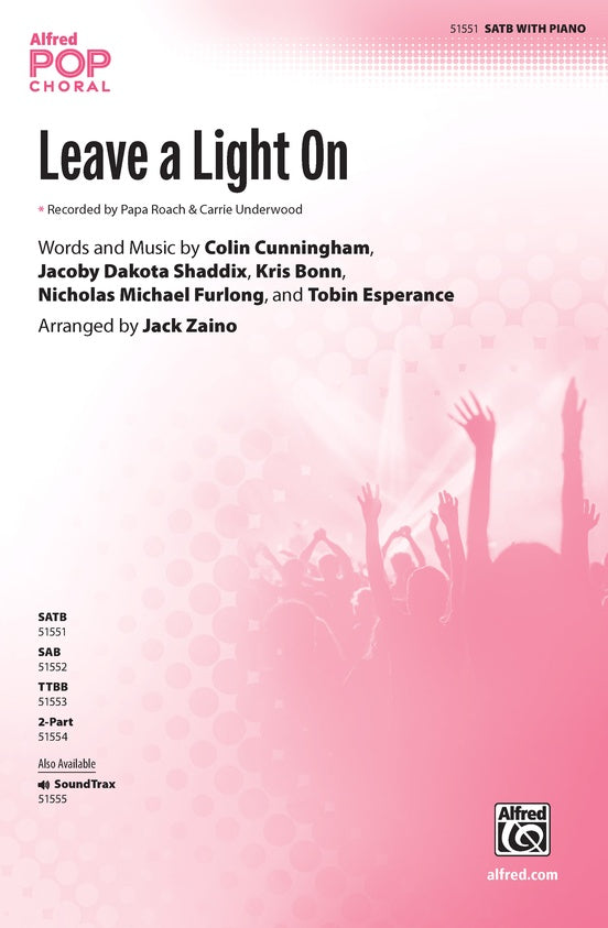 Leave a Light On - SATB Choral Octavo (Digital Download)