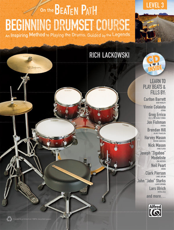 ON THE BEATEN PATH DRUMSET COURSE 3 BK/CD