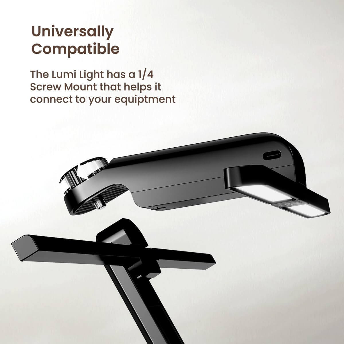 Music Stand Light - KraftGeek Bravo Foldable Music Stand Light, Black