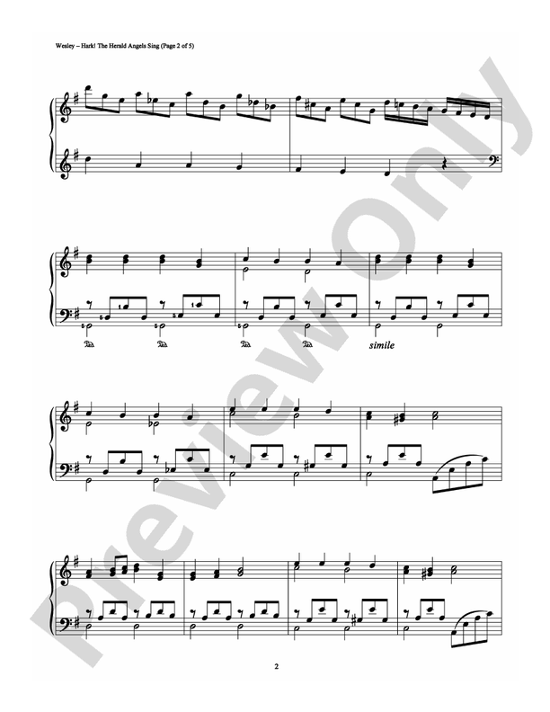 Hark! The Herald Angels Sing - DSM-PS-0007103 - Piano (Digital Download)