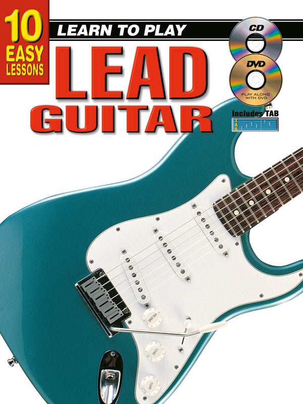 10 Easy Lessons LTP Lead Guitar Bk/CD/DVD