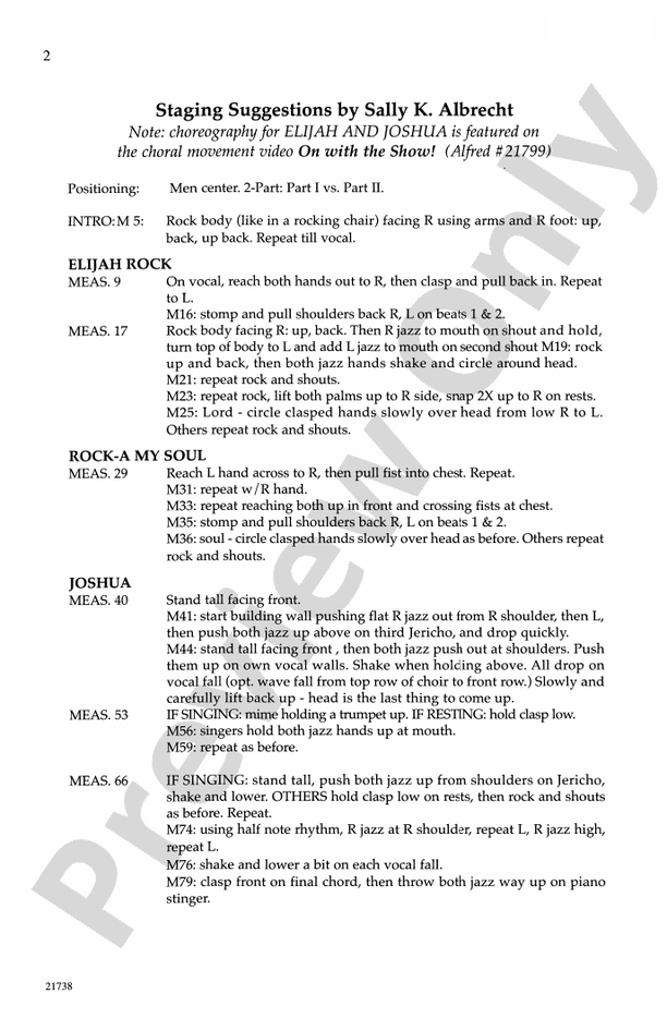 Elijah and Joshua – 3-Part Choral Octavo (Digital Download)