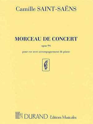 Concertpiece Op. 94 - Morceau De Concert Opus 94 - Camille Saint-Saens - French Horn Sheet Music Durand Editions Musicales