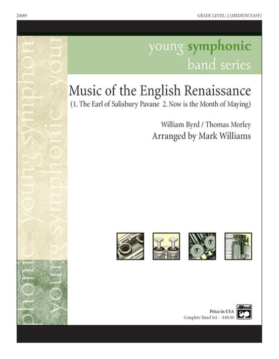 Music of the English Renaissance - Concert Band Conductor Score & Parts (Digital Download)