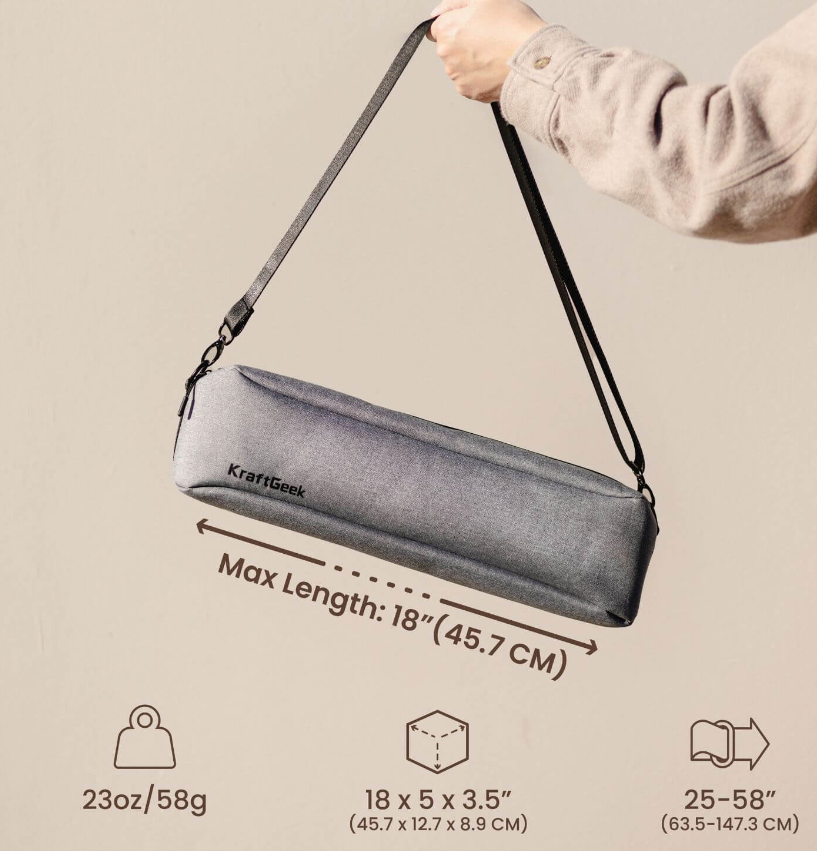 Music Stand - KraftGeek Bravo Music Stand with Bag, Black