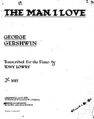 The Man I Love (from 'Strike Up The Band!') - Arr. Tony Lowry - Piano Solo (Digital Download)