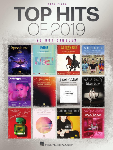 Top Hits Of 2019 - Easy Piano Hal Leonard 302273