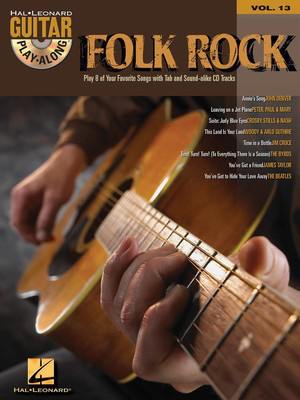 Folk Rock - Guitar Play-Along Volume 13 - Guitar Hal Leonard Guitar TAB with Lyrics & Chords /CD