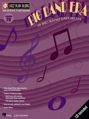 Big Band Era - Jazz Play-Along Volume 28 - Bb Instrument|Bass Clef Instrument|C Instrument|Eb Instrument Hal Leonard Lead Sheet /CD
