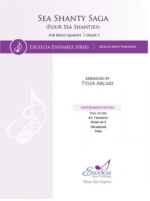 Sea Shanty Saga for Brass Quartet Score/Parts