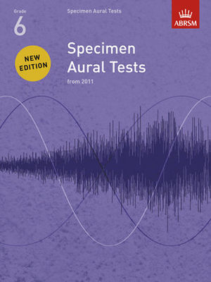 ABRSM Specimen Aural Tests Grade 6 Book Only