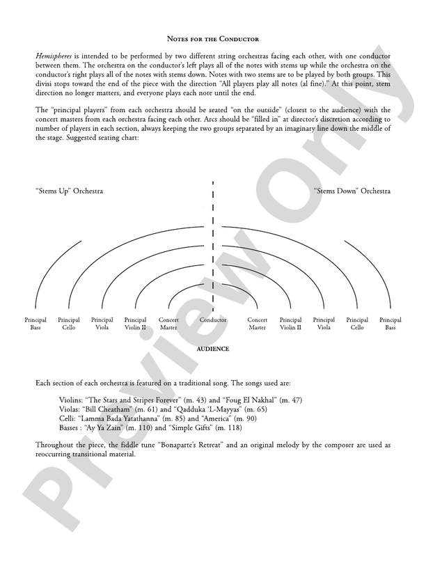 Hemispheres - String Orchestra Conductor Score & Parts (Digital Download)
