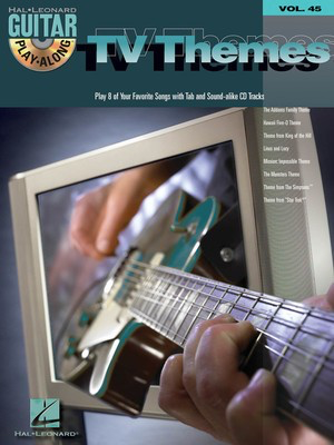 TV Themes - Guitar Play-Along Volume 45 - Various - Guitar Hal Leonard Guitar TAB with Lyrics & Chords /CD