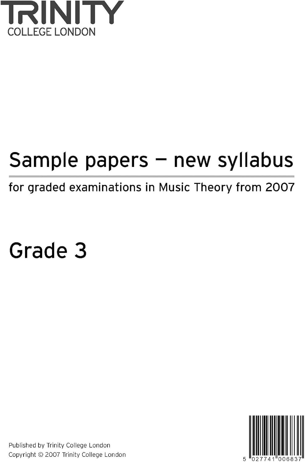 Trinity Theory Of Music Sample Papers Grade 3