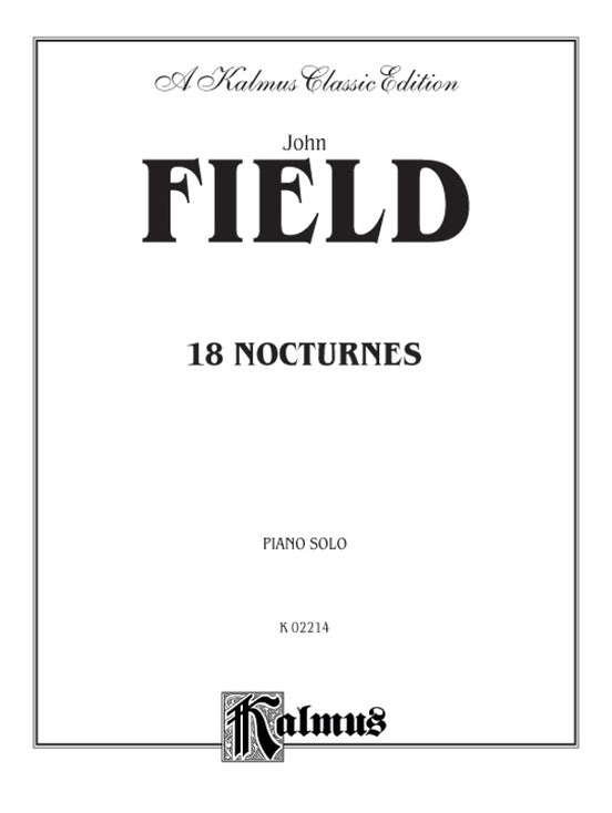 Field - 18 Nocturnes - Piano Solo (Digital Download)