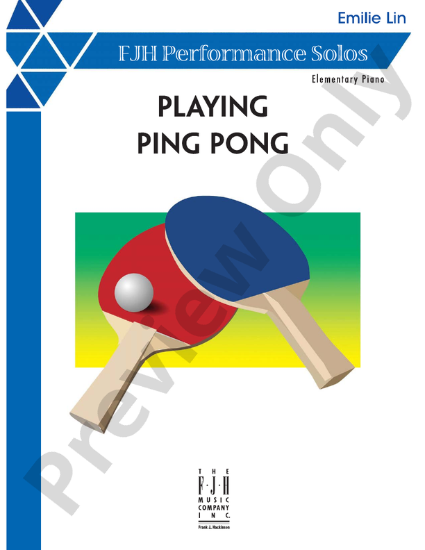 Playing Ping Pong - Piano (Digital Download)