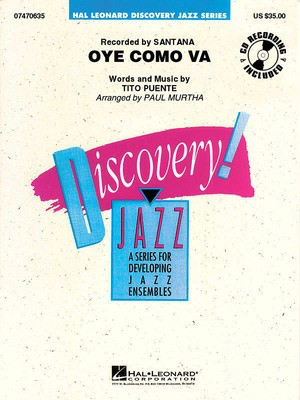 Oye Como Va - Score & Parts - Tito Puente - Paul Murtha Hal Leonard Score/Parts