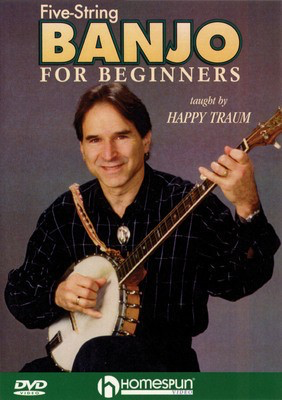 Five-String Banjo for Beginners - Banjo Happy Traum Homespun DVD