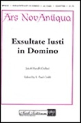 Exsultate Justi in Domino - Jakobus Gallus - SSAATTBB Shawnee Press Choral Score Octavo