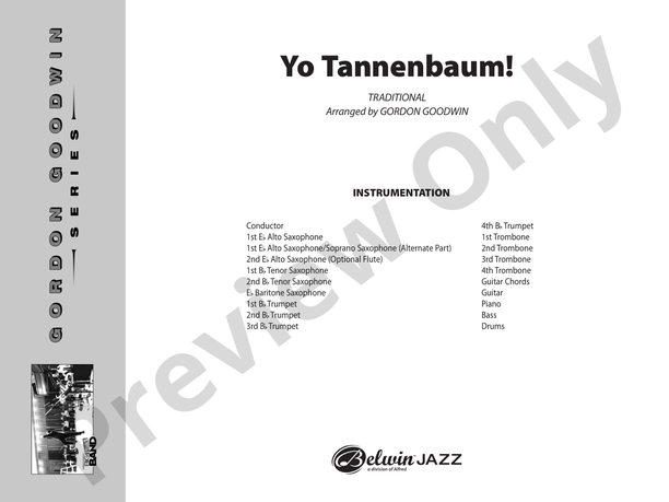 Yo Tannenbaum! - Jazz Ensemble Conductor Score & Parts (Digital Download)