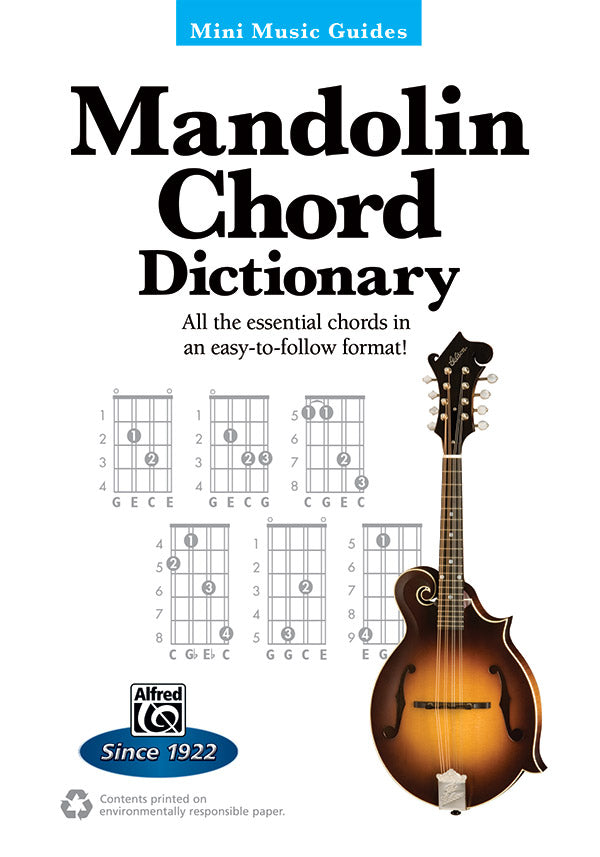 Mini Music Guide Mandolin Chord Dictionary
