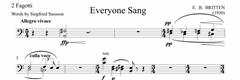 Everyone Sang - Bassoon Part (Digital Download)