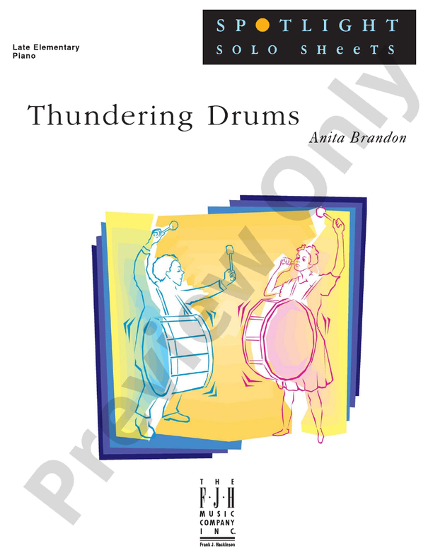 Thundering Drums - Piano (Digital Download)