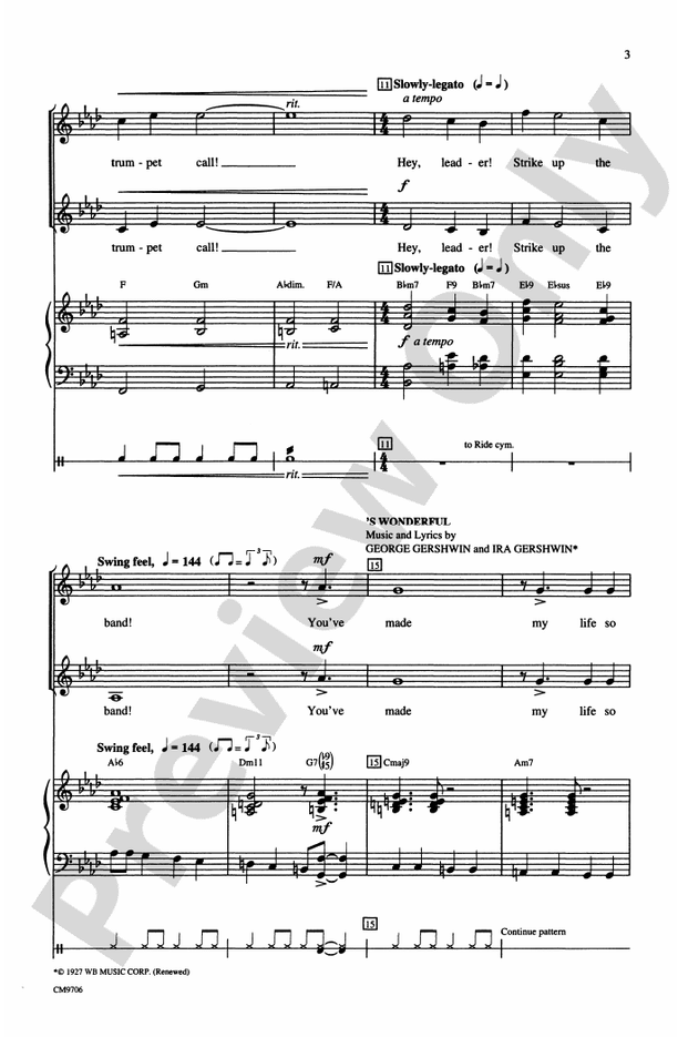 Gershwin Showcase – 2-Part Choral Octavo (Digital Download)