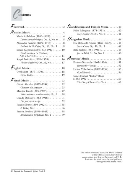 Beyond the Romantic Spirit Book 2 BK/CD