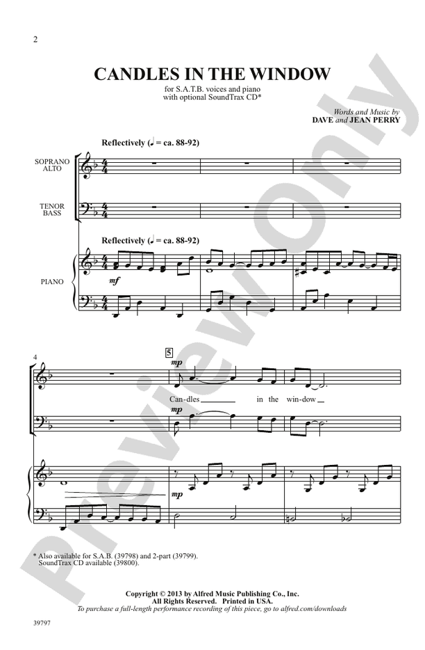 Candles in the Window – SATB Choral Octavo (Digital Download)