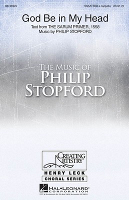 God Be in My Head - Philip Stopford - SSAATTBB Hal Leonard Choral Score Octavo